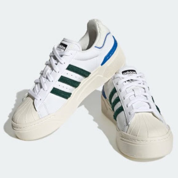 NWT Adidas Superstar Bonega fits 7.0 ladies size - Picture 1 of 16